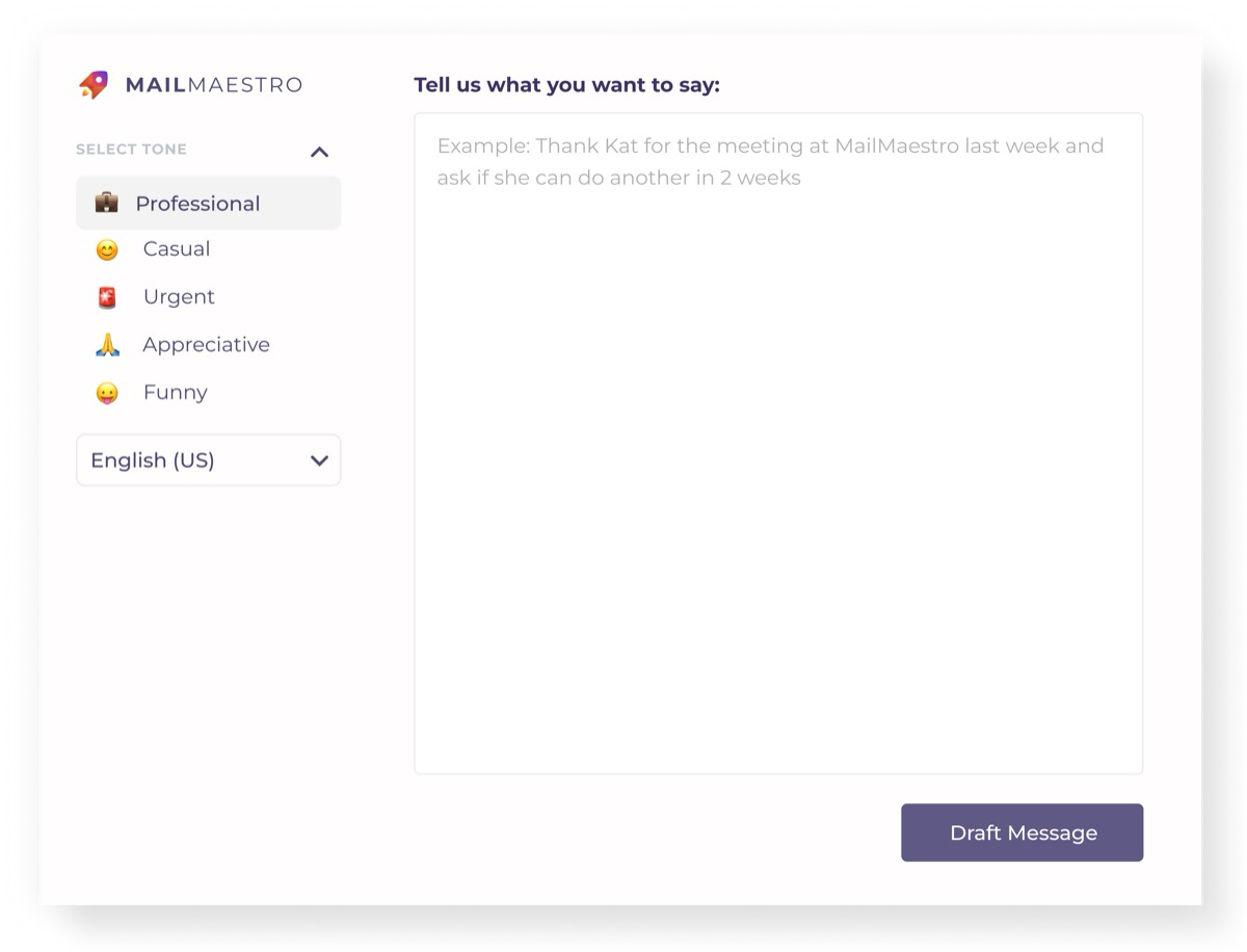 Overlay opens with tone selector